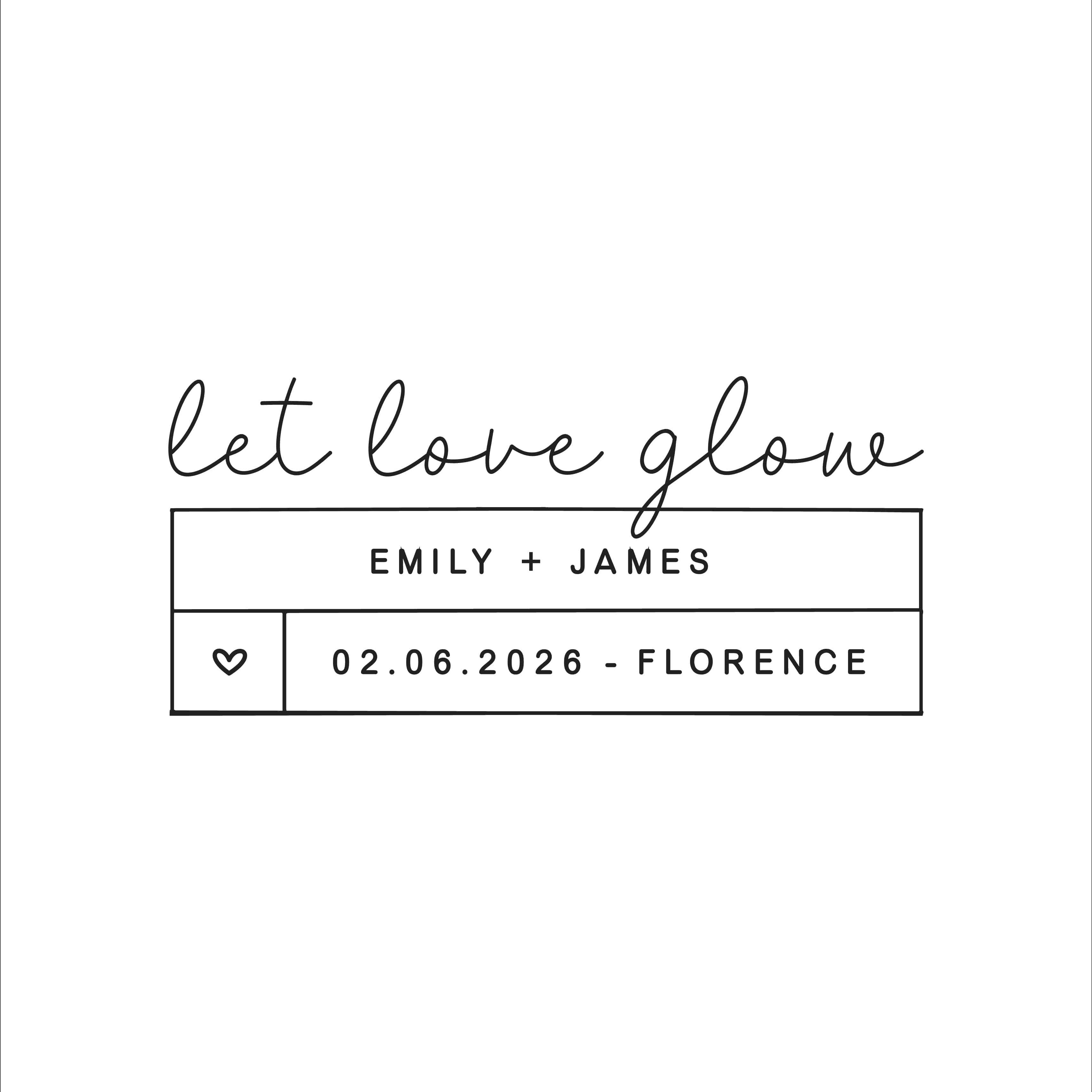 LET LOVE GLOW